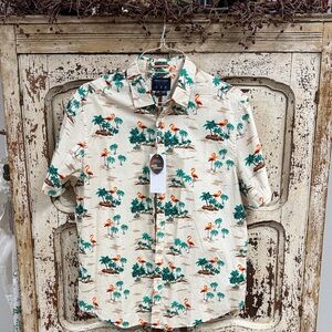 Tropical Print Men's Shirt Sz XL New w/Tags